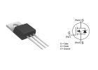 IRLZ44N MOSFET podatkovni list, krug, ekvivalent, pinout